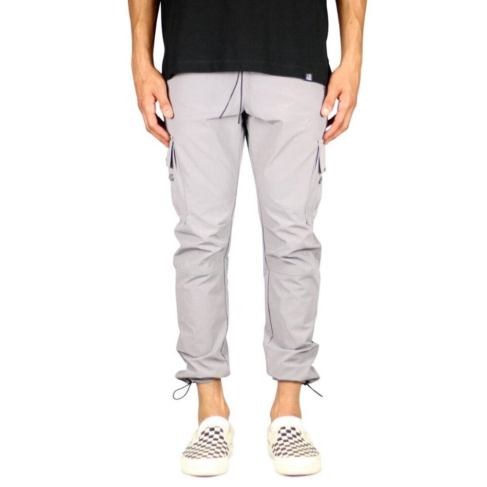Hyper Denim Nylon Cargo Pants/Jogger - Gray - Medium NWT